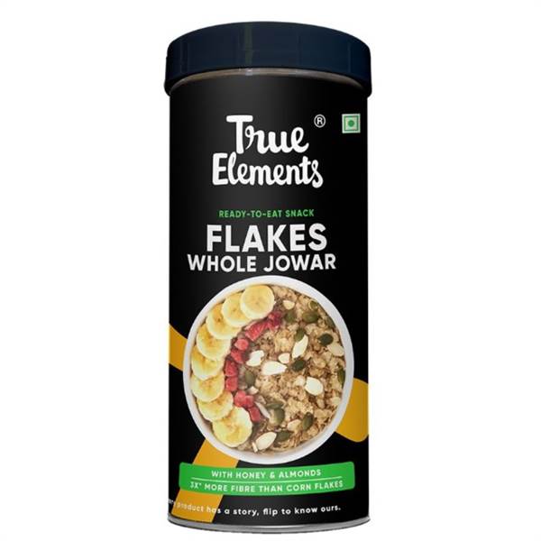 True Elements Jowar Flakes with Honey And Almonds